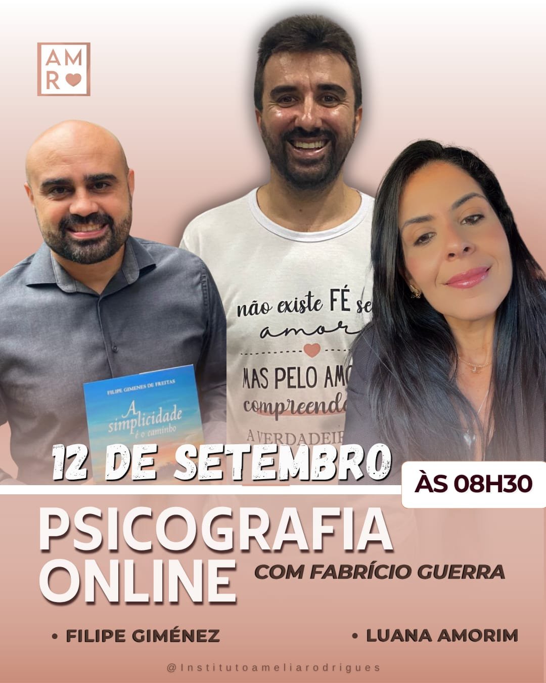 Psicografia Online dia 12 de Setembro 2026